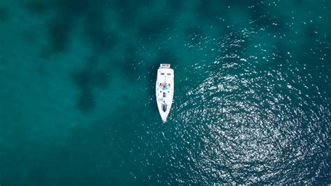 Boat Top View Stock Footage Video Shutterstock