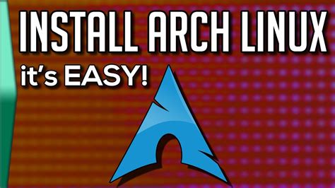 How To Install Arch Linux Youtube