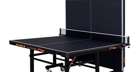Li Ning Table Tennis News New Li Ning Black Ping Pong Tables