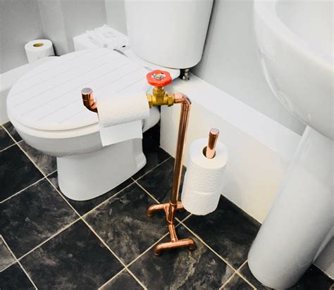 One Of Our Favourite Items Etsy Shop Copper Pipe Toilet Roll Holder