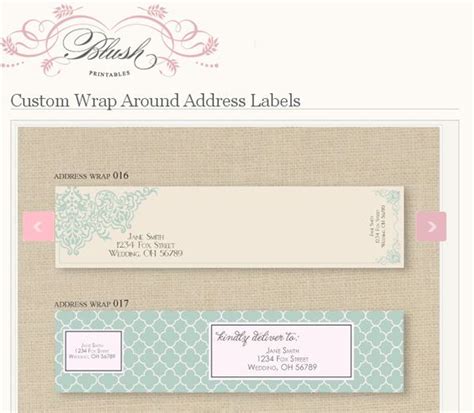 Loving Wrap Around Address Labels Seeing Design Wedding Stationery