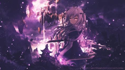 Purple Anime Wallpapers 4k Hd Purple Anime Backgrounds On Wallpaperbat