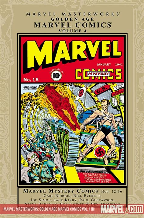 Marvel Masterworks Golden Age Marvel Comics Vol 4 Hardcover Comic