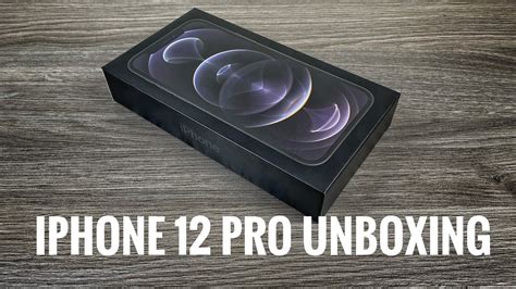 Iphone 12 Pro Graphite Unboxing And Setup Youtube