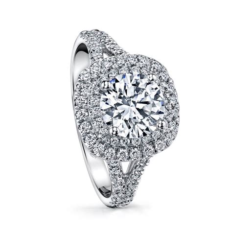14 Kt Engagement Ring In White Gold Robert Lance Jewelers