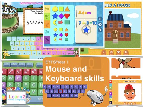 preview eyfs year 1 mouse and keyboard ilearn2 primary computing made easy
