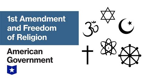 1st Amendment And Freedom Of Religion American Government Youtube