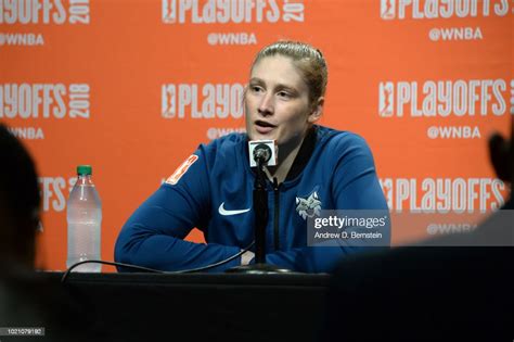 Lindsay Whalen Of The Minnesota Lynx Talks With Media After The Game