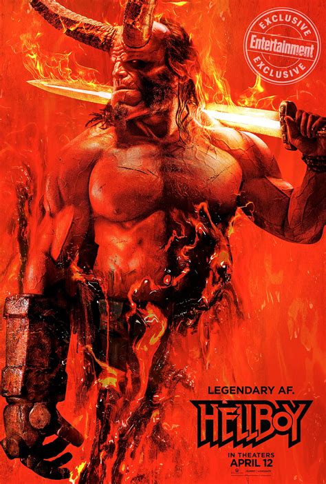 Hellboy Poster Offers Fiery New Look At David Harbour