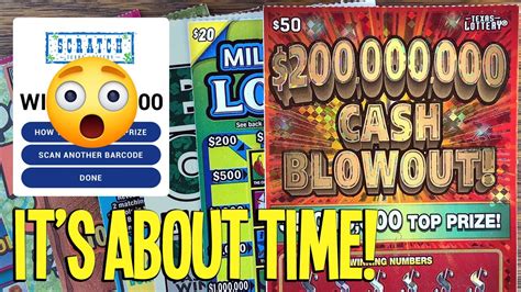 💰 Its About Time ⫸ Big Win 2x 50 Tickets 🔴 190 Texas Lottery Scratch Offs Youtube