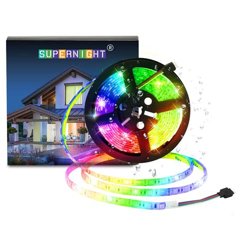 Buy Supernight Led Strip Lights 164ft 5m Smd 5050 Waterproof 300leds