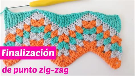 C Mo Finalizar El Punto Zig Zag Derecho Youtube