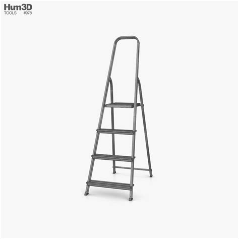 Step Ladder 3d Model Ph