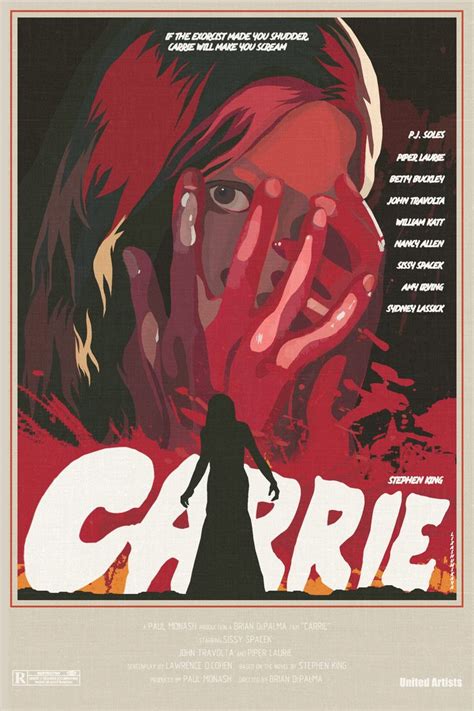 Carrie 1976 Posterspy Horror Posters Horror Movie Art Movie Poster Art