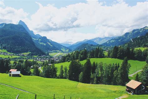Beautiful Scenic View Of Rural Area In Switzerland The Swiss Quality