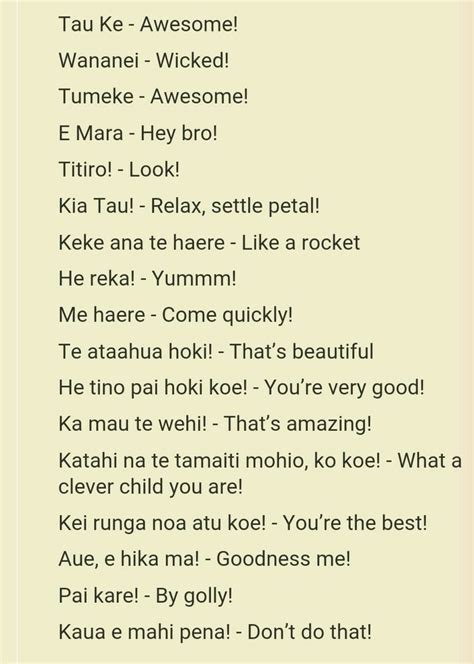 Te Reo Praise Maori Words M Ori Culture Te Reo Maori Resources Teaching