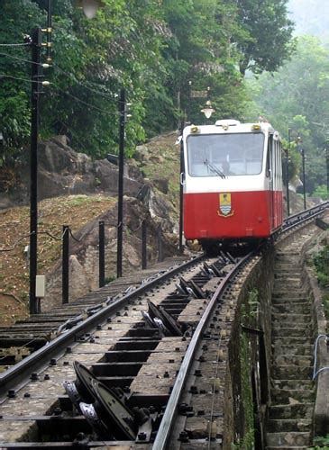 Track / front view of the penang hill's cable car down from penang hill. L16 | Penang Hill Cable Car, Penang | Rescue Dog | Flickr