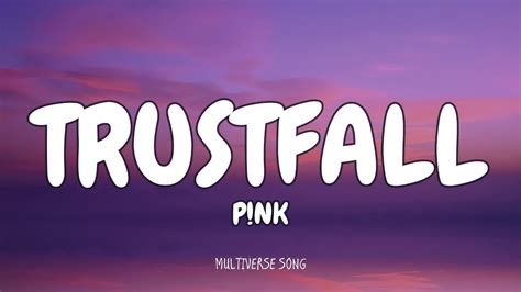 Pnk Trustfall Lyrics Youtube