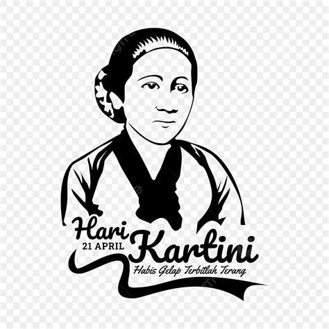 Ligne Art Hari Kartini Png Art Kartini Vecteur Image Png Pour Le