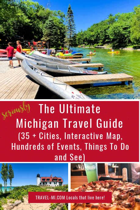 2023 Michigan Travel Guide Map Over 43 Citiesvacations Things To Do
