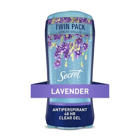 Secret Fresh Antiperspirant Deodorant Clear Gel Luxe Lavender 26 Oz