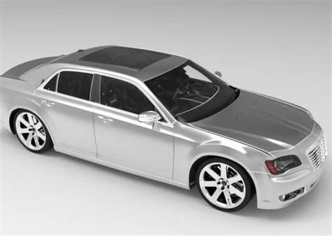 Chrysler 300c Car 3d Model 3ds Max Files Free Download In 2023 Car 3d