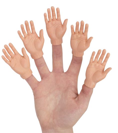 Finger Hands Puppets Tiny Hand Set Of Five Bulk For Kids Adults Puppet