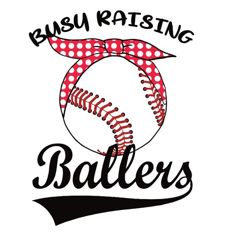 Busy Raising Ballers Svg Baseball Svg Baseball Mom Svg Inspire Uplift