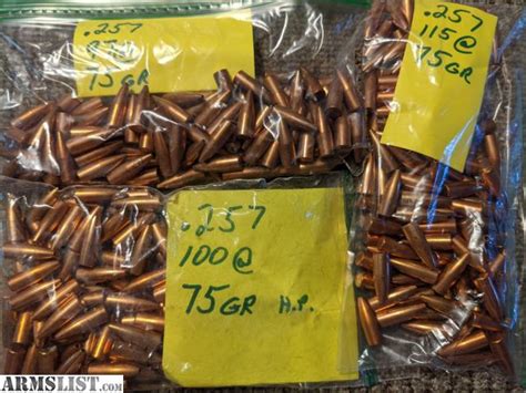 Armslist For Sale 257 Bullets For Reloading