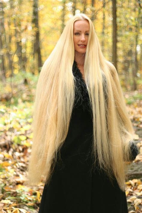 Lovely Cheesy Blonde Hair Super Long Hair Extremely Long Hair Thick