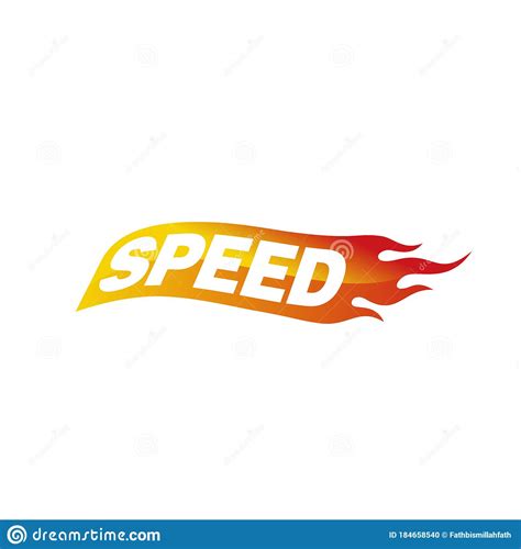 Speed With Flame Fire Logo Design Inspiration Automotive Logo Speed