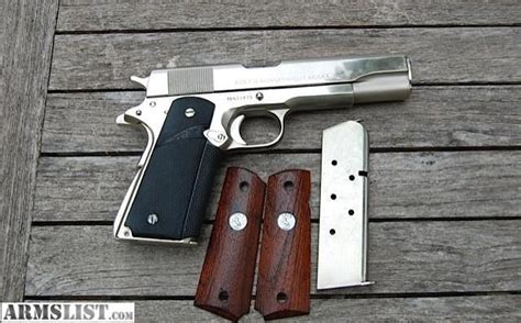 Armslist For Sale Colt Model 1911 Nickel Plated Series 70