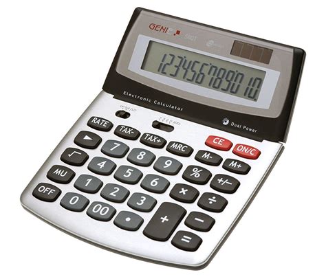 Genie 560t Extra Large Desktop Calculators Direct Buy Calculators Online