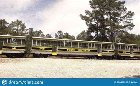 Train At Stone Mountain National Park Atlanta Usa April 20 2016