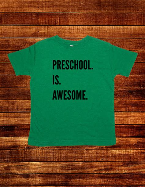 Preschool Is Awesome Back To School First Day Of School Etsy