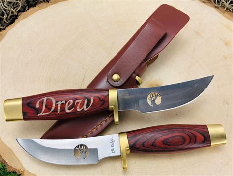 Set Of 10 Groomsmen T Knives Engraved Hunting Knife And Etsy