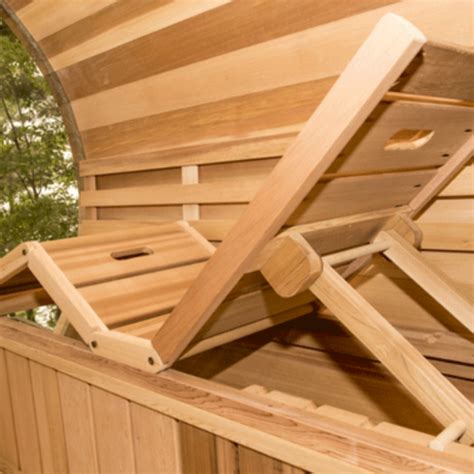 Dundalk Leisure Craft Panoramic View Cedar Barrel Sauna