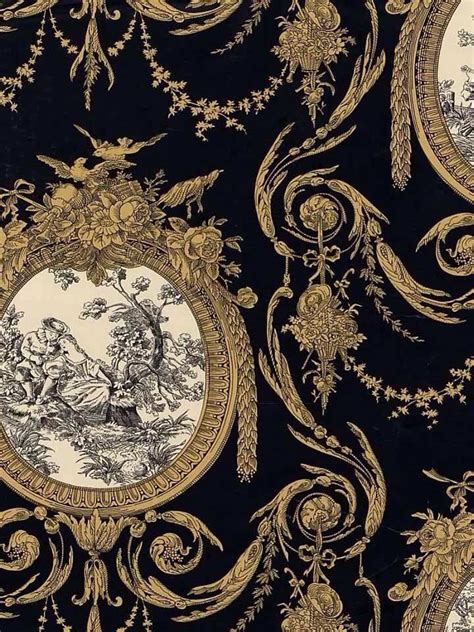 You can use these black and gold wallpaper for covering up your damaged walls or breathing new life into them with these fantastic designs. Pin on French Decorating