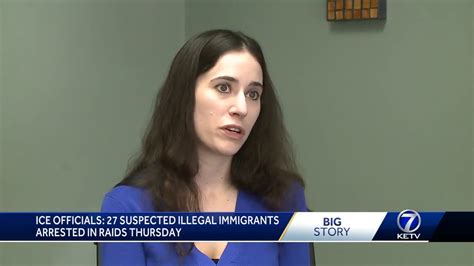 Ice Officials 27 Suspected Illegal Immigrants Arrested In Raids Thursday Youtube