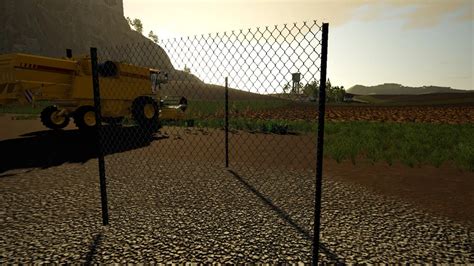 Object 2 Metre Chain Link Fence V10 Farming Simulator 22 Mod Ls22