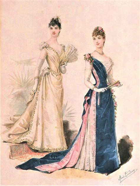 La Mode Illustree 1890 Historical Fashion 1890s Fashion Fashion