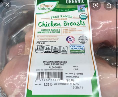 Aldis Organic Chicken Breasts BabyCenter