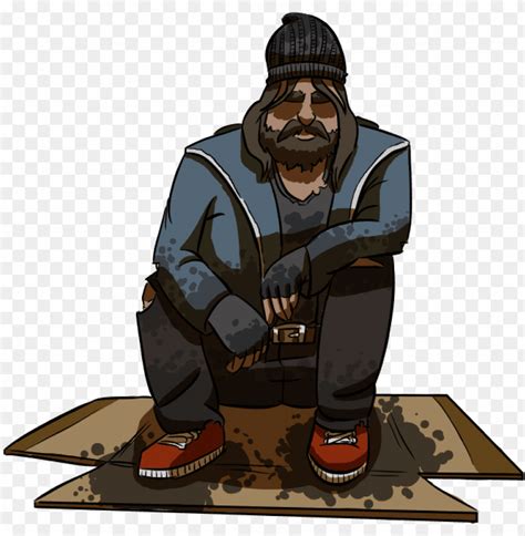 Free Download Hd Png Homeless Clipart Transparent Homeless Person