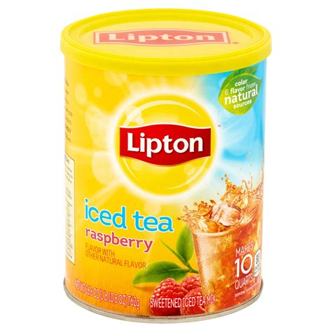 Lipton Iced Tea Mix Raspberry 10 Qt