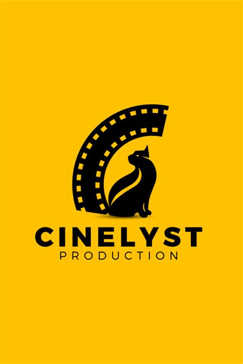 Cinema Production Logo Cinelyst Film Logo Logo Logo Design Creative