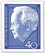 Bundespräsident Heinrich Lübcke, Briefmarke 1964