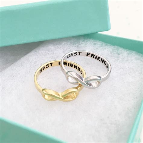 925 Sterling Silver Best Friends Engraved With Black Ink Yellow Gold