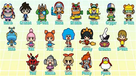 Warioware Get It Together All Characters Youtube