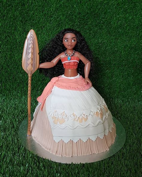 Moana Cake Disney Princess Cake Dolly Varden Cake Doll Cake