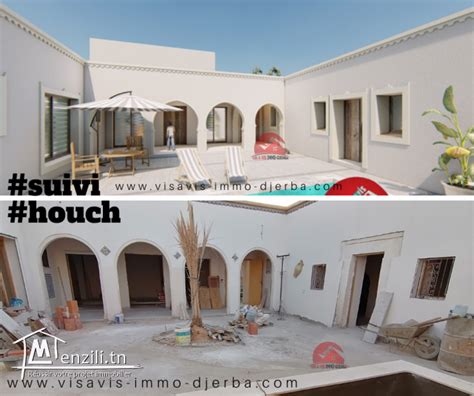 Maison Vente Houch Avec Piscine à Djerba Médenine Djerba Houmt Souk